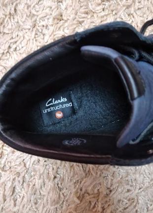 Кожаные мега удобные ботинки clark’s2 фото
