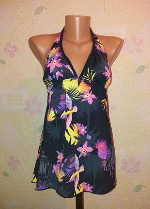 Яскрава фірмова майка верх від купальника xl