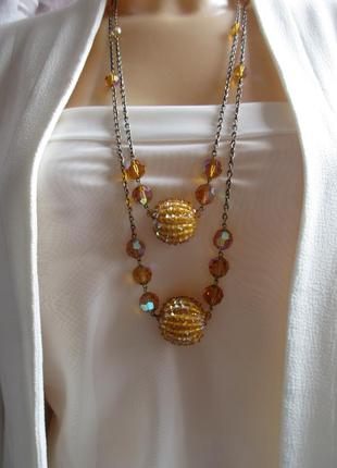 Шикарне вінтажне кольє чохія