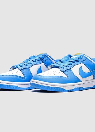 Женские кроссовки nike dunk low 'university blue'#найк