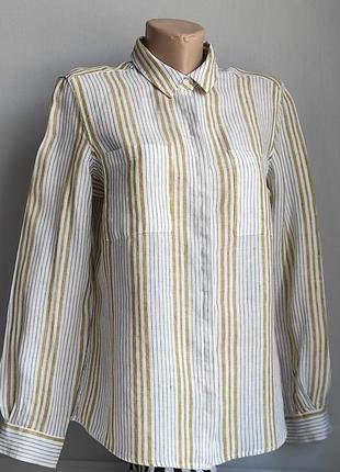 Сорочка рубашка блуза m&s льон