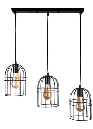 Люстра в стиле лофт 756pr106f-3 bk (500)