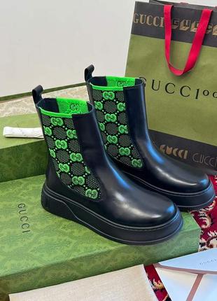 Ботинки челси в стиле gucci3 фото