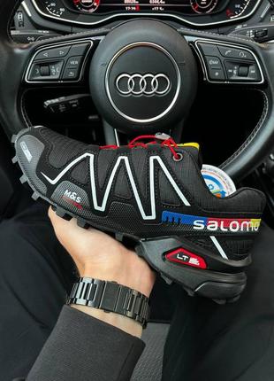 Мужские кроссовки salomon speedcross 3 black ua1 фото
