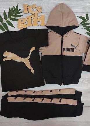 Спортивний костюм трійка, з футболкою, багато кольорів3 фото