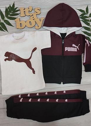 Спортивний костюм трійка, з футболкою, багато кольорів4 фото