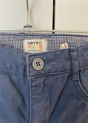 Koton kids штани для хлопця в школу бавовняні брюки2 фото