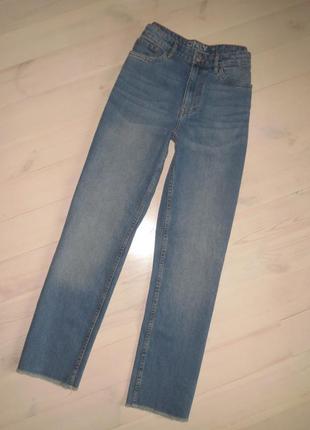 Стильні джинси прямого крою з бахрамою оnly 28(m)