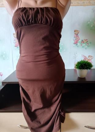 Шоколадне плаття shein 🤎9 фото