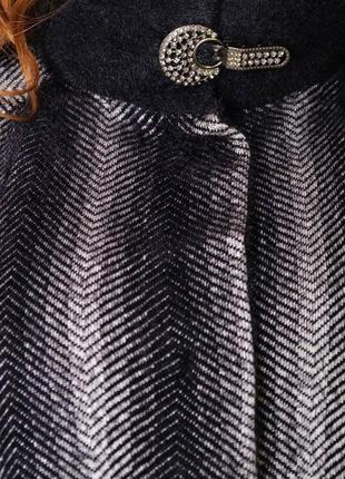 Модное женское пончо  из альпаки   супер батал 66 -76   размер2 фото