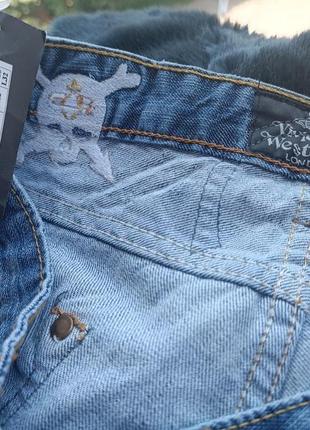 Дизайнерские джинсы с потертостями vivienne westwood8 фото