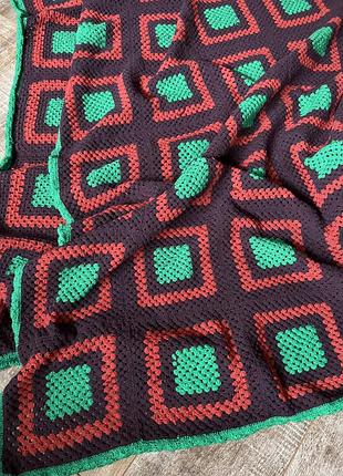 Плед вʼязаний, покривало,