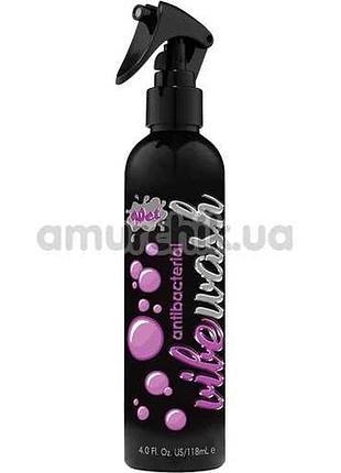 Антибактеріальний спрей для очищення секс-іграшок wet vibe wash, 118 мл