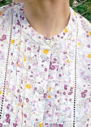Блуза сорочка жіноча рюші мереживо 16 розмір4 фото