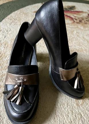 Туфли кожаные, итальянский бренд roberto santi