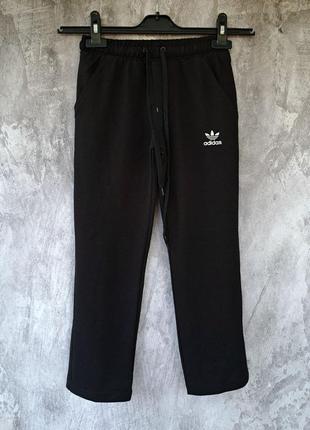 Детские трикотажные спортивные штани в стиле адидас, унисекс, маломерят