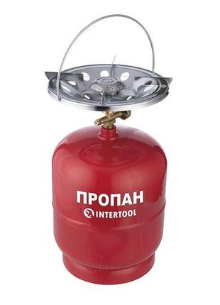 Комплект газовий кемпінговий 8 л. intertool gs-0008