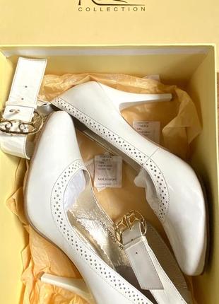 Белые лаковые туфли ellenka collection respect, 35-361 фото