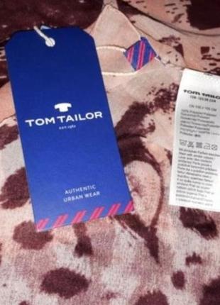 Стильный платок бренда tom tailor 105×105 см, оригинал.5 фото