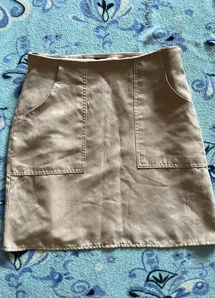 Замшева спідниця atmosphere