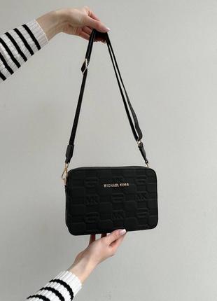Michael kors black cross body sale