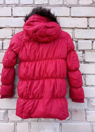 Тепла зимова куртка на пуху gap p.152-1583 фото