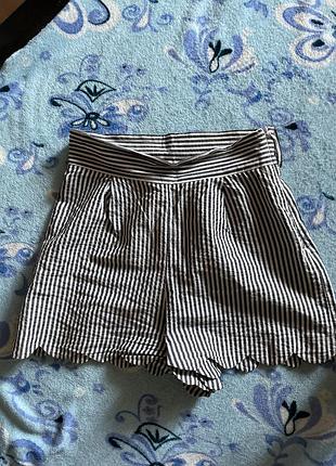 Летние шорты на высокой талии h&amp;m