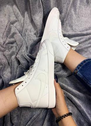 Кросівки nike blazer high full white