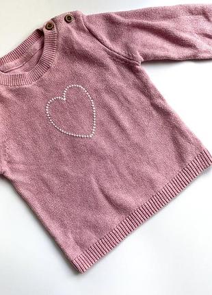 Розовый свитер на девочку 2