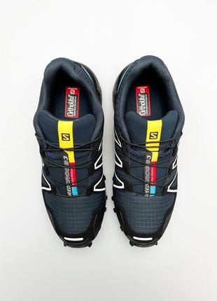 Кроссовки salomon speedcross 3 dark blue4 фото