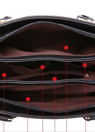 Классическая женская сумка через плечо с брелком, модная, качественная женская сумочка эко кожа повседневная
6734 фото