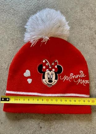 Комплект шапка и шарф 🧣 с minnie mouse disney young  dimensions (англия)4 фото