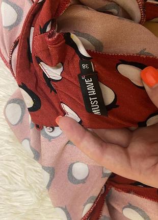 Платье с пингвинами и бантом от musthave 4