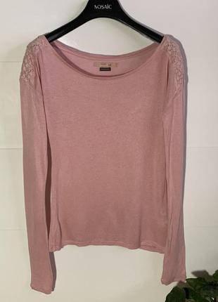 Кофточка bershka из розового трикотажа