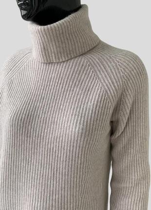 Кашеміровий светр madeleine з високим коміром горловиною під горло водолазка 100% кашемір3 фото