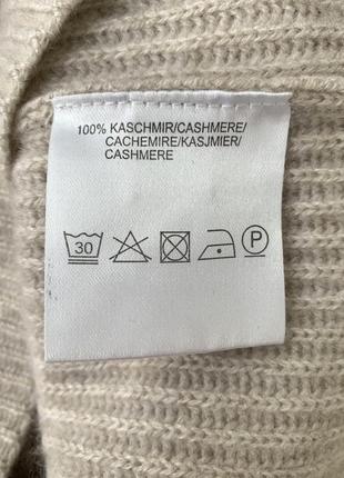 Кашеміровий светр madeleine з високим коміром горловиною під горло водолазка 100% кашемір6 фото