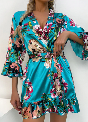 Женский халат шелковый пижама женская домашняя одежда для дома сна пижама женская ночнушка атласная