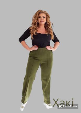 Жіночі теплі спортивні штани брюки 406/233 на флісі  (50-52,54-56,58-60,62-64 великі розміри батал)