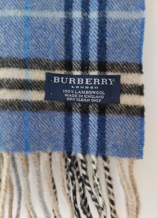 Шерстяний шарф burberry2 фото