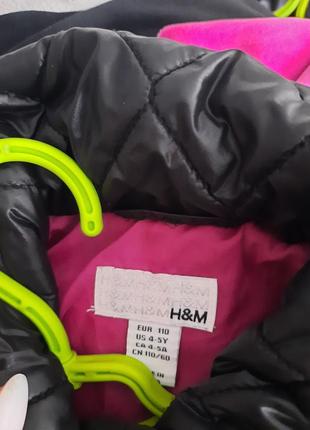 Стеганная куртка h&m 4-5лет2 фото