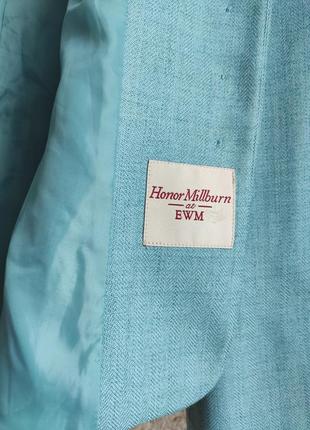 Жіночий піджак ошатний жакет красивий блакитний вінтажний vintage honor millburn at ewm6 фото