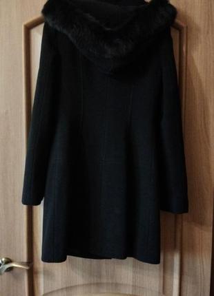 Пальто зимнее женское с воротом 44 размера5 фото