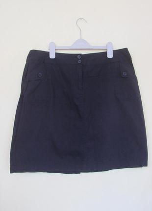 Короткая хлопковая юбка1 фото