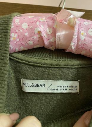 Платье свитшот на флисе pull &amp; bear2 фото