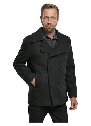 Бушлат brandit pea coat black3 фото