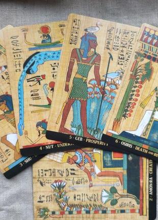 Оракул єгипетських богів сільвана аласія гадальні карти egyptian gods oracle колода карт4 фото