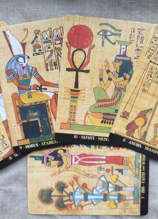 Оракул єгипетських богів сільвана аласія гадальні карти egyptian gods oracle колода карт3 фото