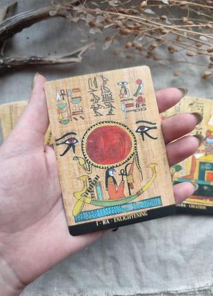 Оракул єгипетських богів сільвана аласія гадальні карти egyptian gods oracle колода карт2 фото