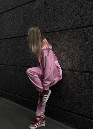 🎨4 цвета! шикарный теплый женский спортивный костюм розовый разовышей женский спортивный худи худи джоггеры джоггеры