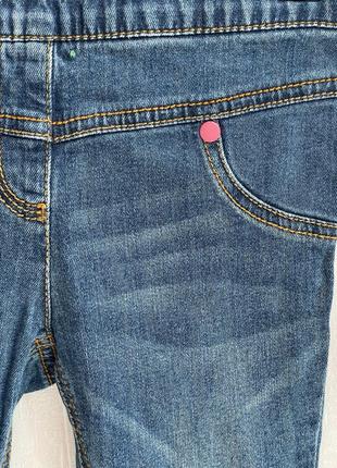Джинси дитячі джинси для дівчинки 3/4 роки джинси скіні для дівчинки4 фото